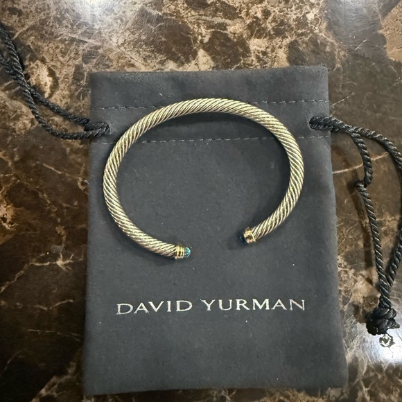 David Yurman Classic Cable Bracelet - Blue Topaz - Picture 4 of 8